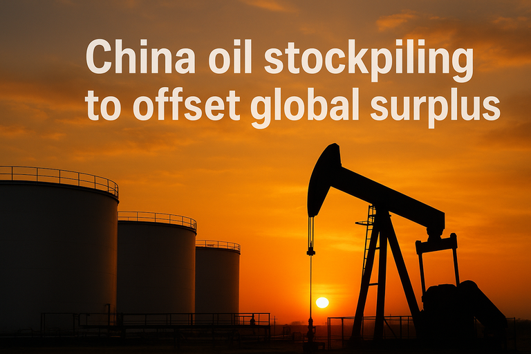 ذخیرهسازی نفت چین برای جبران مازاد جهانی نفت