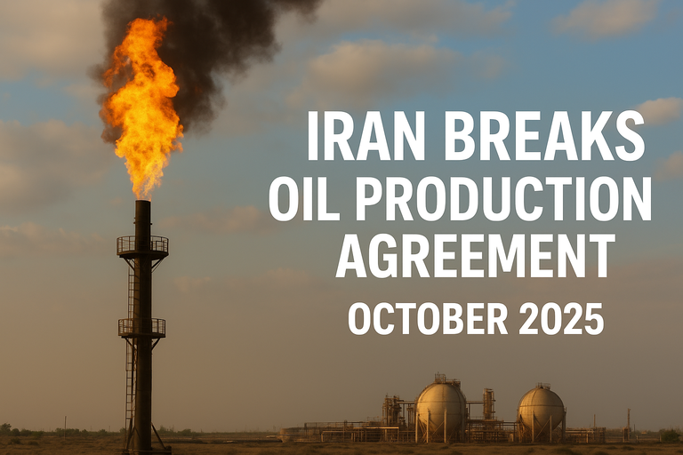 رکورد تولید نفت ایران