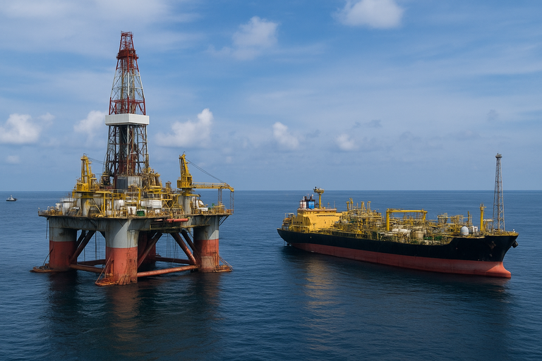 دکل حفاری دریایی