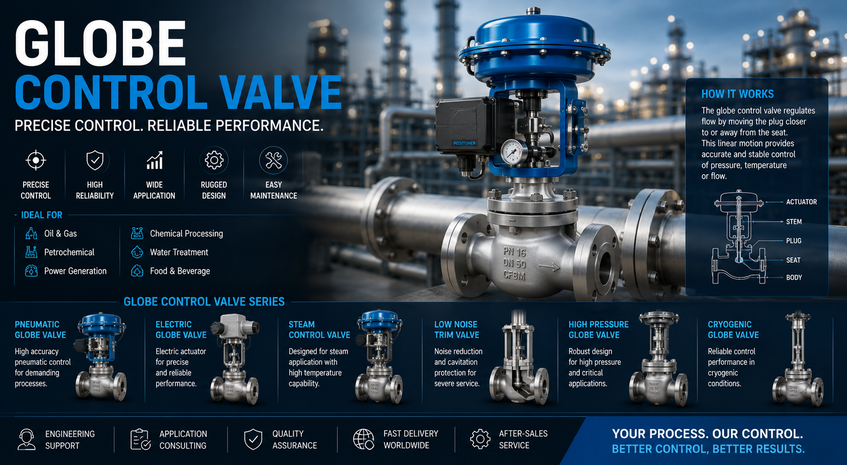 شیر کنترل گلوب (Globe Control Valve)