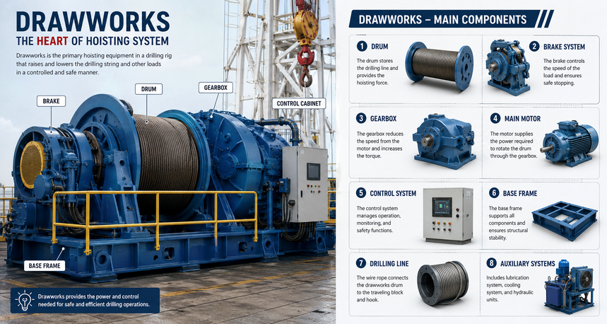 Drawworks دراوورکس حفاری